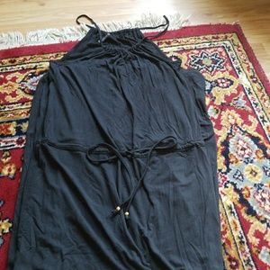 Long black maxi dress